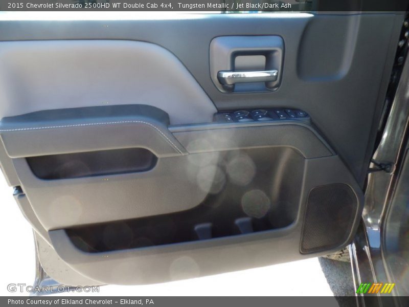 Tungsten Metallic / Jet Black/Dark Ash 2015 Chevrolet Silverado 2500HD WT Double Cab 4x4