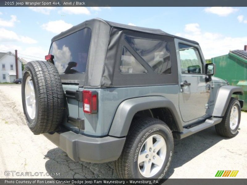 Anvil / Black 2015 Jeep Wrangler Sport 4x4