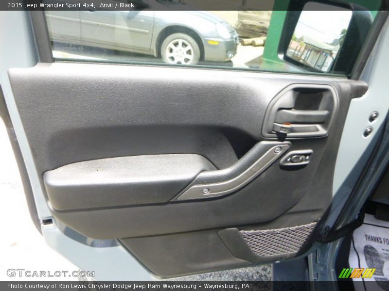 Anvil / Black 2015 Jeep Wrangler Sport 4x4