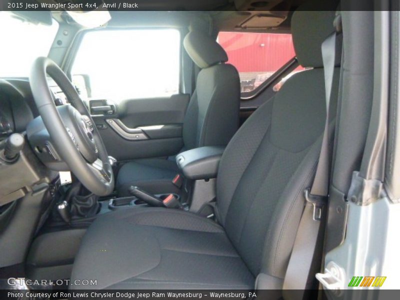 Anvil / Black 2015 Jeep Wrangler Sport 4x4