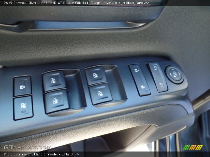Tungsten Metallic / Jet Black/Dark Ash 2015 Chevrolet Silverado 2500HD WT Double Cab 4x4