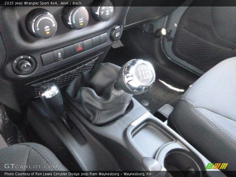Anvil / Black 2015 Jeep Wrangler Sport 4x4