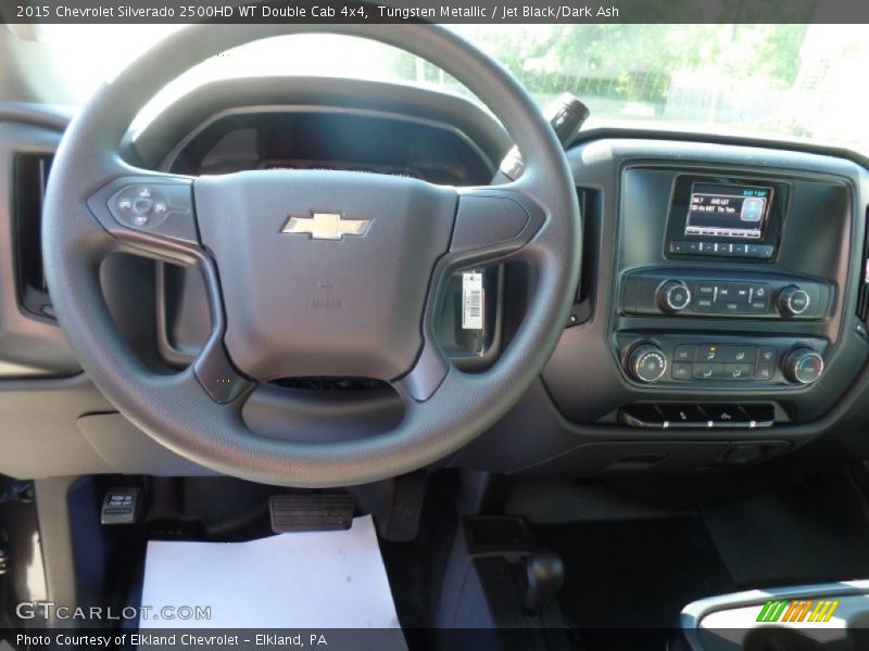 Tungsten Metallic / Jet Black/Dark Ash 2015 Chevrolet Silverado 2500HD WT Double Cab 4x4