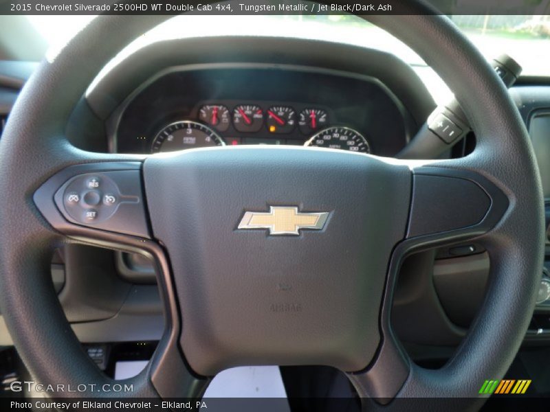Tungsten Metallic / Jet Black/Dark Ash 2015 Chevrolet Silverado 2500HD WT Double Cab 4x4
