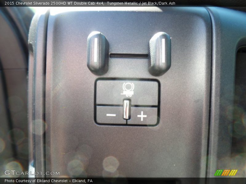 Tungsten Metallic / Jet Black/Dark Ash 2015 Chevrolet Silverado 2500HD WT Double Cab 4x4