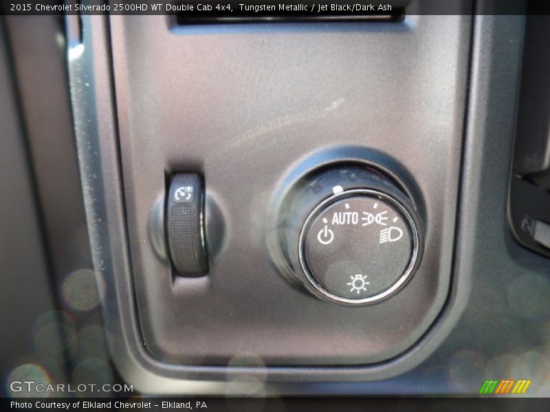 Tungsten Metallic / Jet Black/Dark Ash 2015 Chevrolet Silverado 2500HD WT Double Cab 4x4