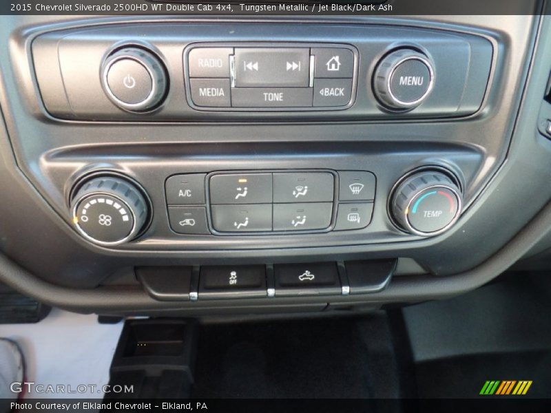 Tungsten Metallic / Jet Black/Dark Ash 2015 Chevrolet Silverado 2500HD WT Double Cab 4x4