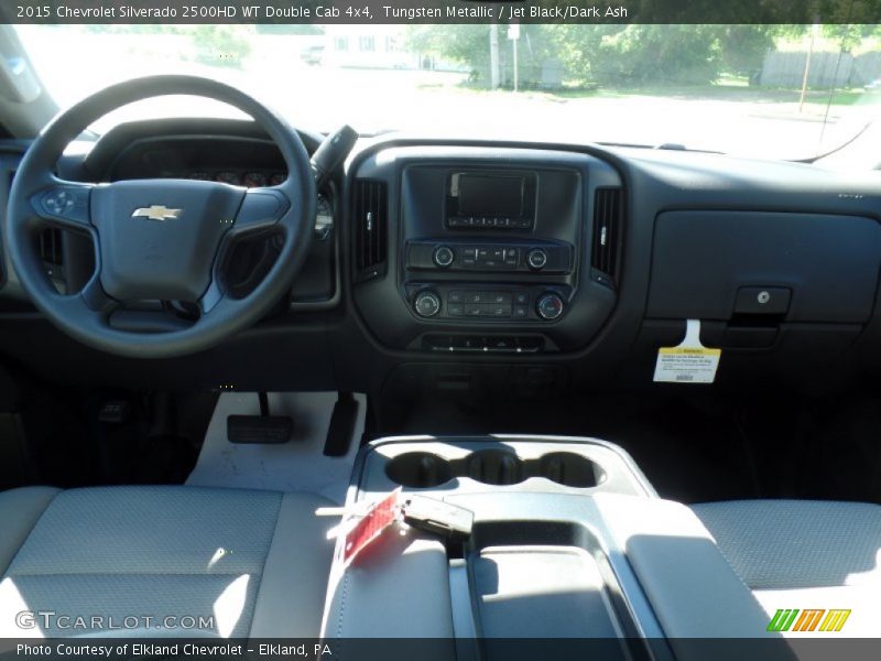 Tungsten Metallic / Jet Black/Dark Ash 2015 Chevrolet Silverado 2500HD WT Double Cab 4x4