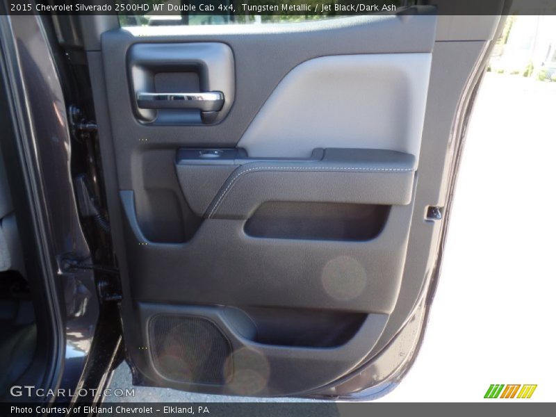 Tungsten Metallic / Jet Black/Dark Ash 2015 Chevrolet Silverado 2500HD WT Double Cab 4x4