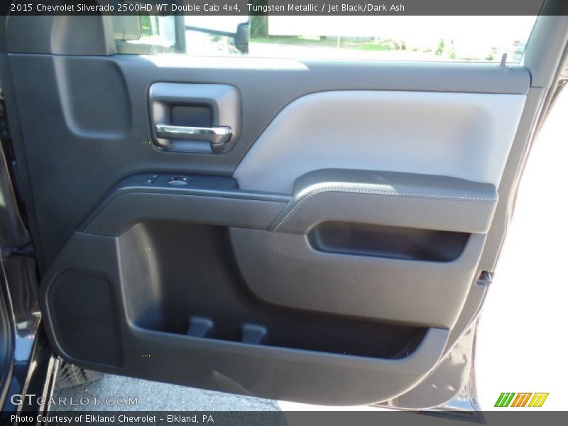Tungsten Metallic / Jet Black/Dark Ash 2015 Chevrolet Silverado 2500HD WT Double Cab 4x4