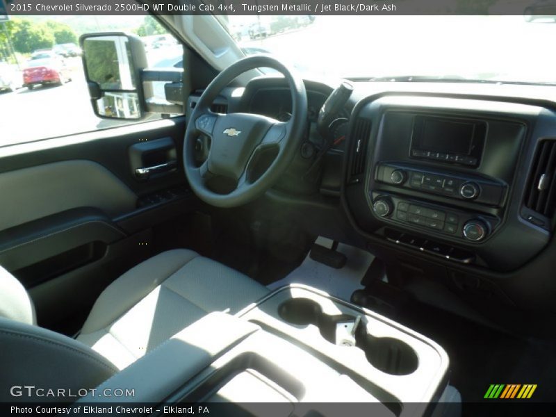 Tungsten Metallic / Jet Black/Dark Ash 2015 Chevrolet Silverado 2500HD WT Double Cab 4x4