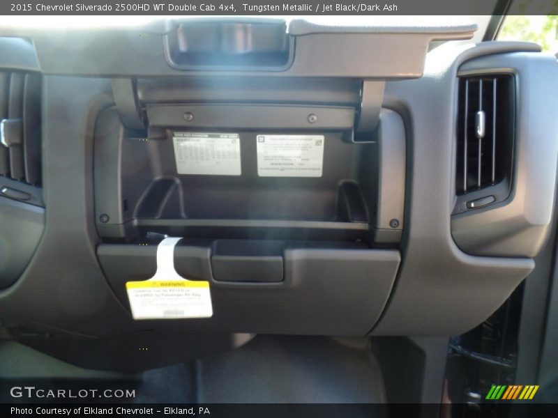 Tungsten Metallic / Jet Black/Dark Ash 2015 Chevrolet Silverado 2500HD WT Double Cab 4x4