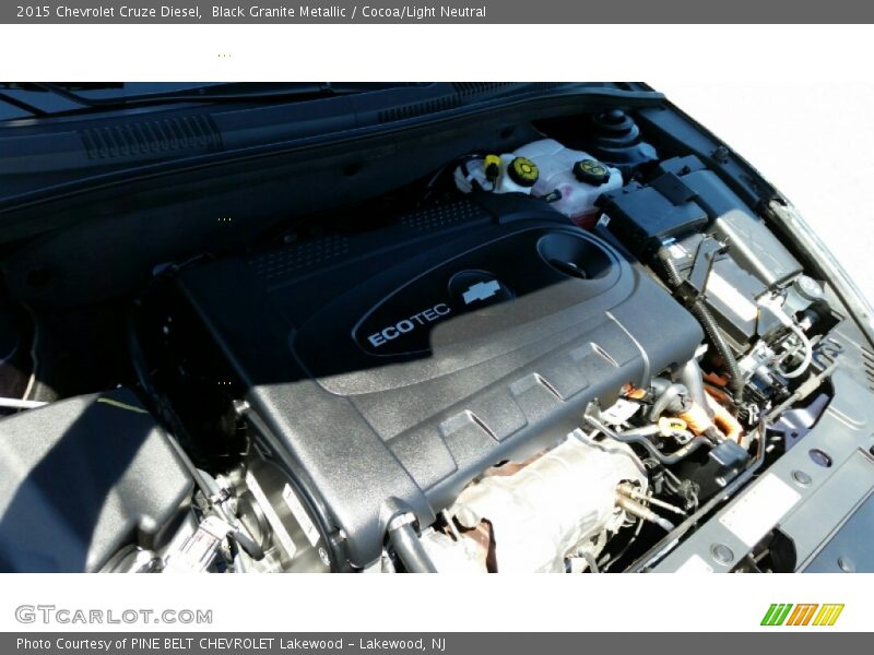 Black Granite Metallic / Cocoa/Light Neutral 2015 Chevrolet Cruze Diesel