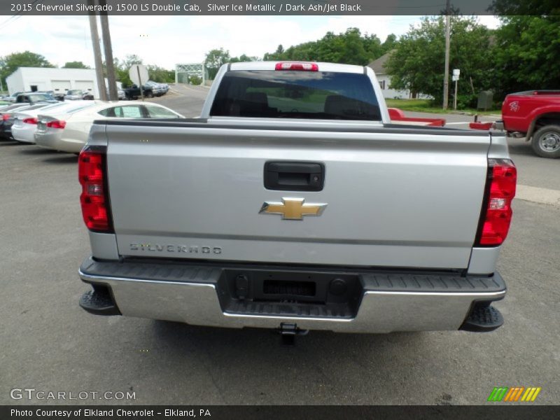 Silver Ice Metallic / Dark Ash/Jet Black 2015 Chevrolet Silverado 1500 LS Double Cab