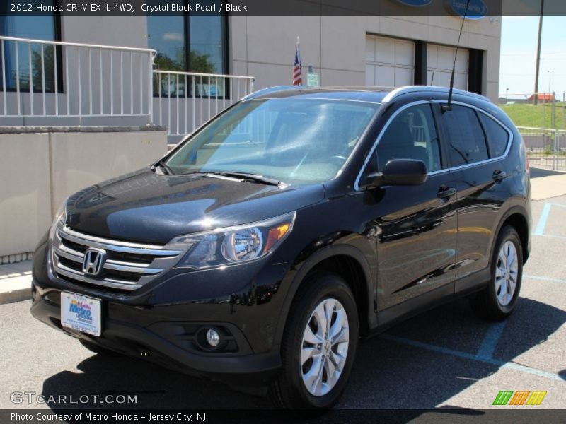 Crystal Black Pearl / Black 2012 Honda CR-V EX-L 4WD