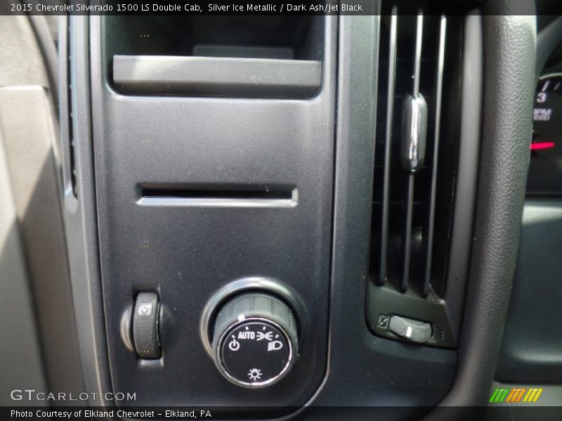 Silver Ice Metallic / Dark Ash/Jet Black 2015 Chevrolet Silverado 1500 LS Double Cab