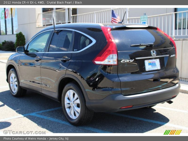 Crystal Black Pearl / Black 2012 Honda CR-V EX-L 4WD