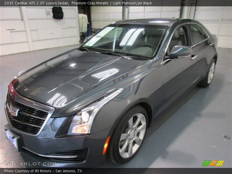 Phantom Gray Metallic / Light Platinum/Jet Black 2015 Cadillac ATS 2.0T Luxury Sedan