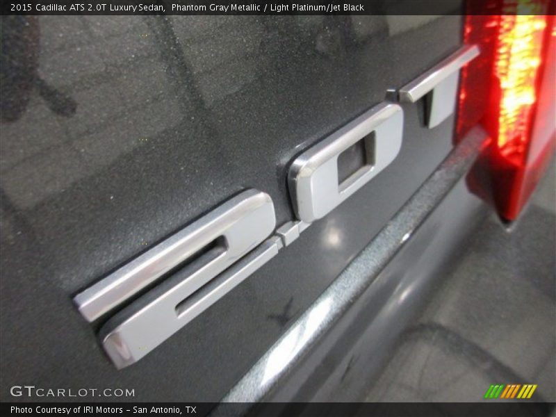 Phantom Gray Metallic / Light Platinum/Jet Black 2015 Cadillac ATS 2.0T Luxury Sedan
