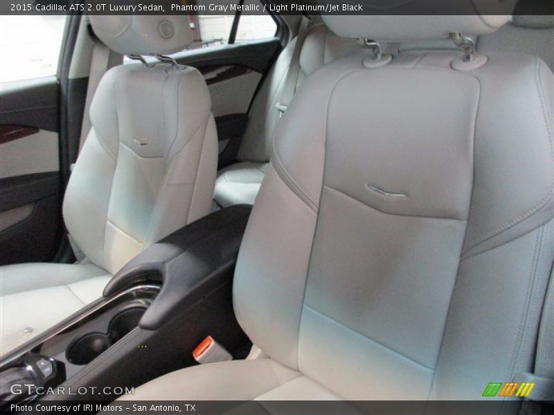 Phantom Gray Metallic / Light Platinum/Jet Black 2015 Cadillac ATS 2.0T Luxury Sedan