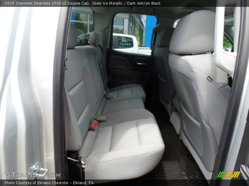 Silver Ice Metallic / Dark Ash/Jet Black 2015 Chevrolet Silverado 1500 LS Double Cab
