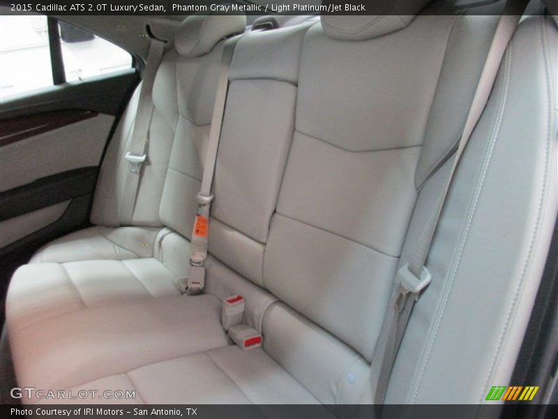 Phantom Gray Metallic / Light Platinum/Jet Black 2015 Cadillac ATS 2.0T Luxury Sedan