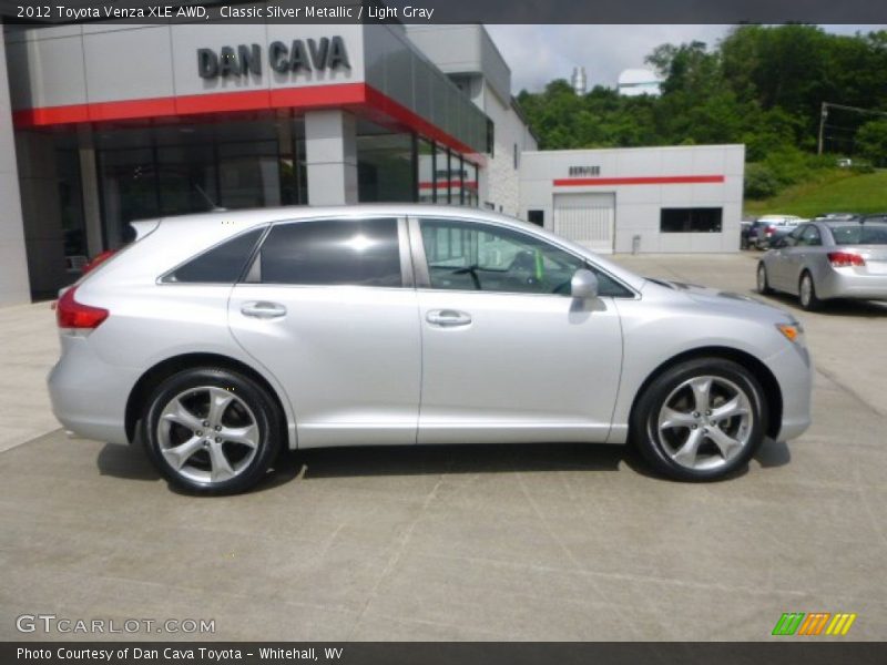 Classic Silver Metallic / Light Gray 2012 Toyota Venza XLE AWD