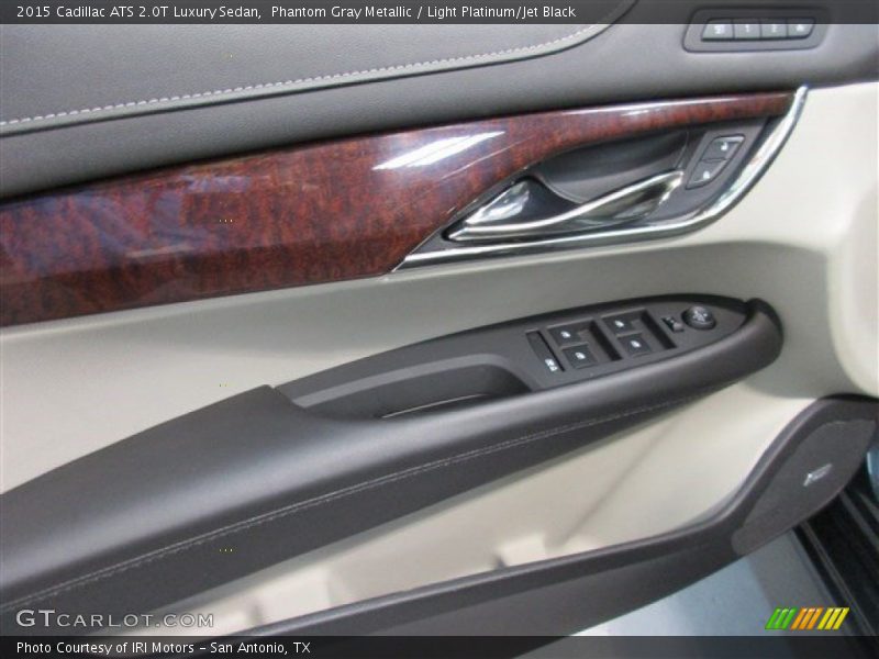 Phantom Gray Metallic / Light Platinum/Jet Black 2015 Cadillac ATS 2.0T Luxury Sedan