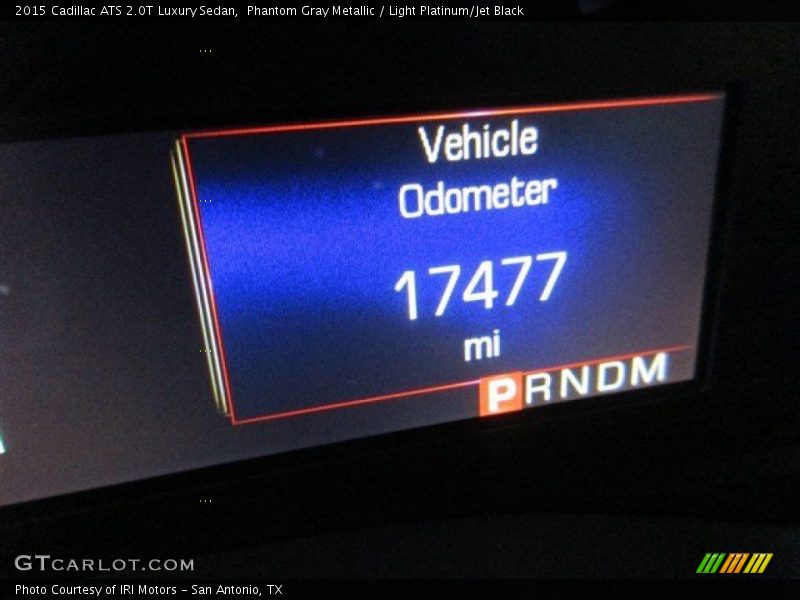 Phantom Gray Metallic / Light Platinum/Jet Black 2015 Cadillac ATS 2.0T Luxury Sedan