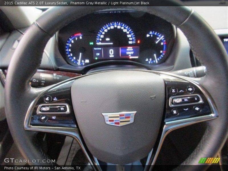 Phantom Gray Metallic / Light Platinum/Jet Black 2015 Cadillac ATS 2.0T Luxury Sedan