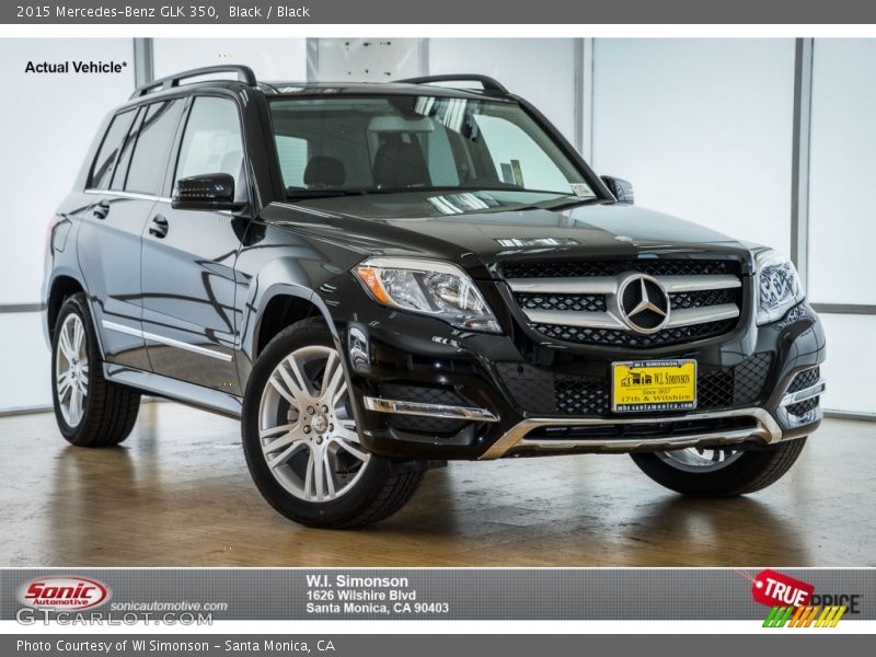 Black / Black 2015 Mercedes-Benz GLK 350