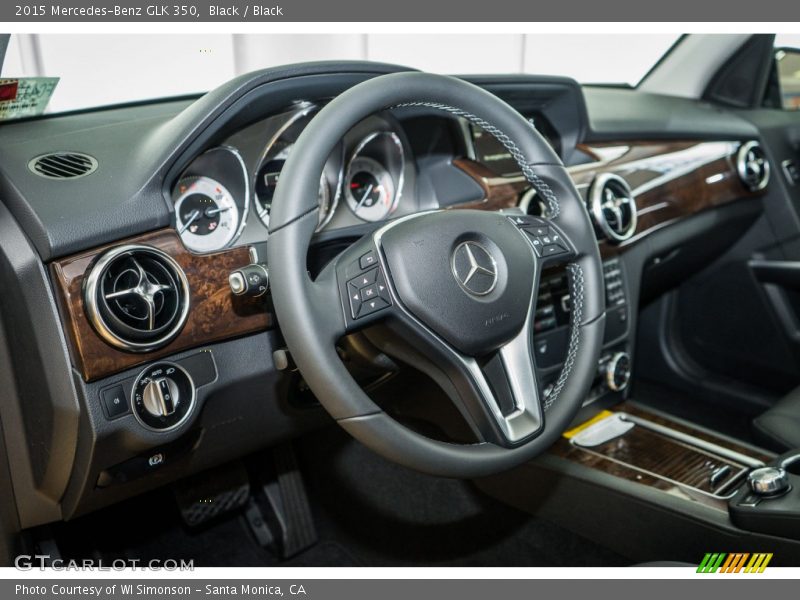 Black / Black 2015 Mercedes-Benz GLK 350