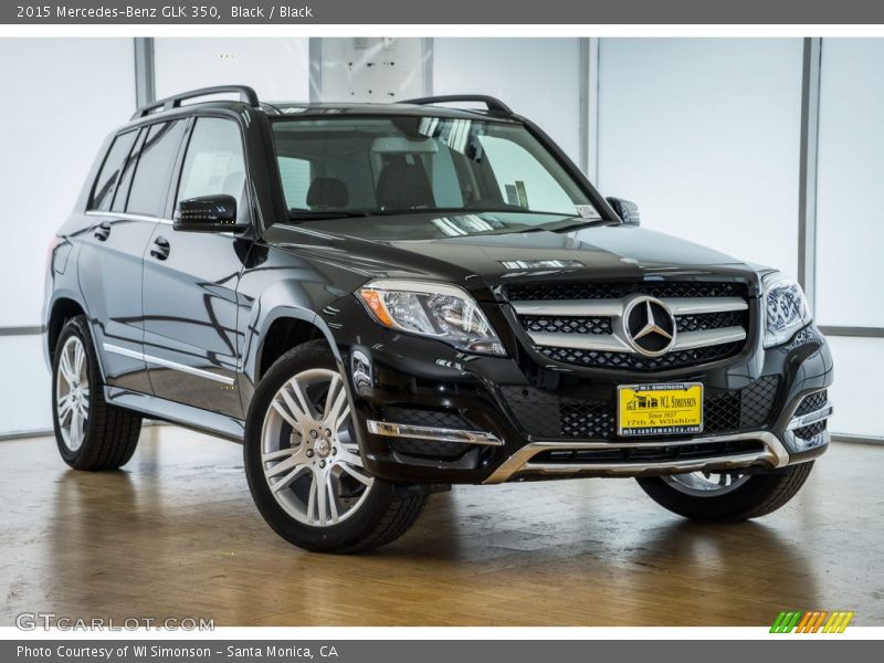 Black / Black 2015 Mercedes-Benz GLK 350