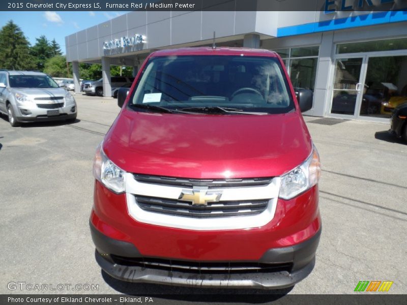 Furnace Red / Medium Pewter 2015 Chevrolet City Express LS