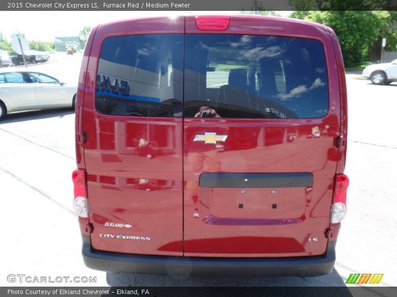 Furnace Red / Medium Pewter 2015 Chevrolet City Express LS