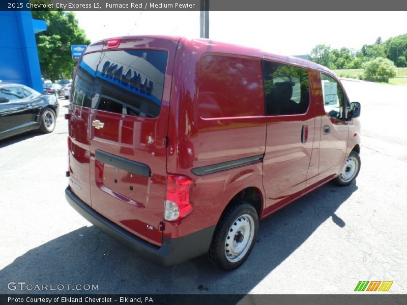 Furnace Red / Medium Pewter 2015 Chevrolet City Express LS