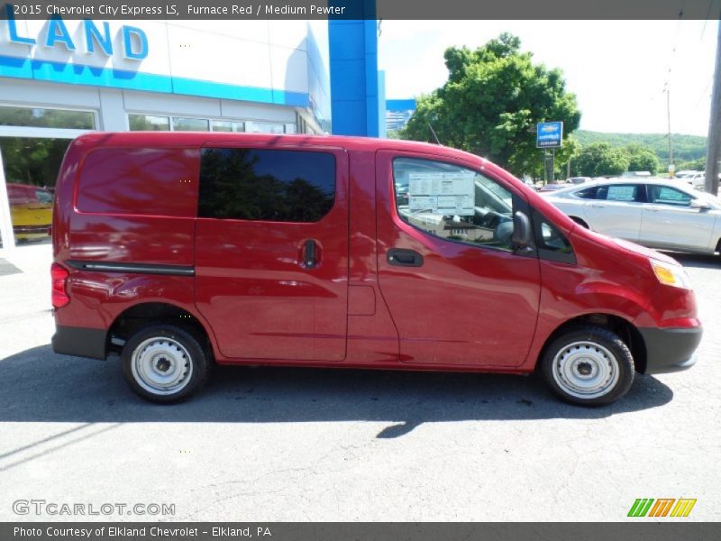 Furnace Red / Medium Pewter 2015 Chevrolet City Express LS