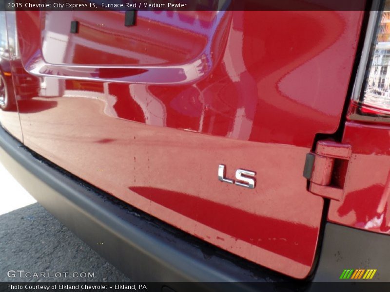 Furnace Red / Medium Pewter 2015 Chevrolet City Express LS