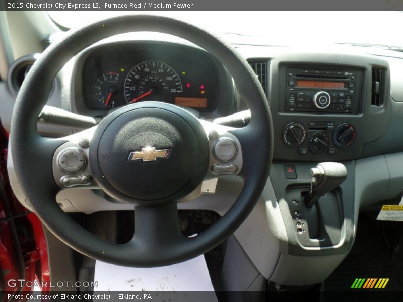 Furnace Red / Medium Pewter 2015 Chevrolet City Express LS