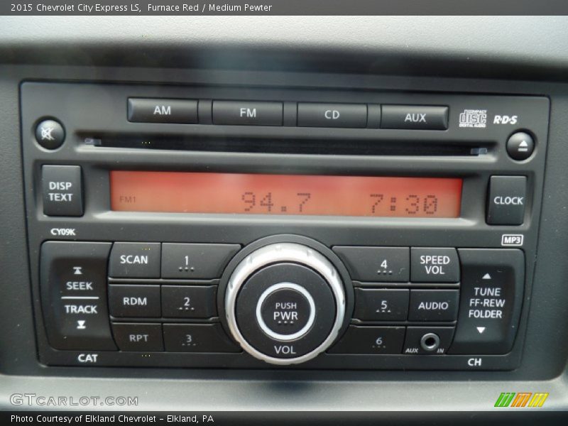 Furnace Red / Medium Pewter 2015 Chevrolet City Express LS