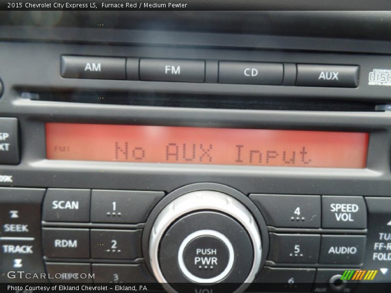 Furnace Red / Medium Pewter 2015 Chevrolet City Express LS