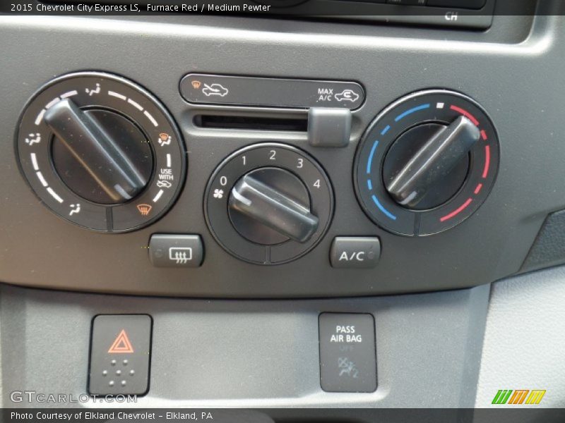 Furnace Red / Medium Pewter 2015 Chevrolet City Express LS