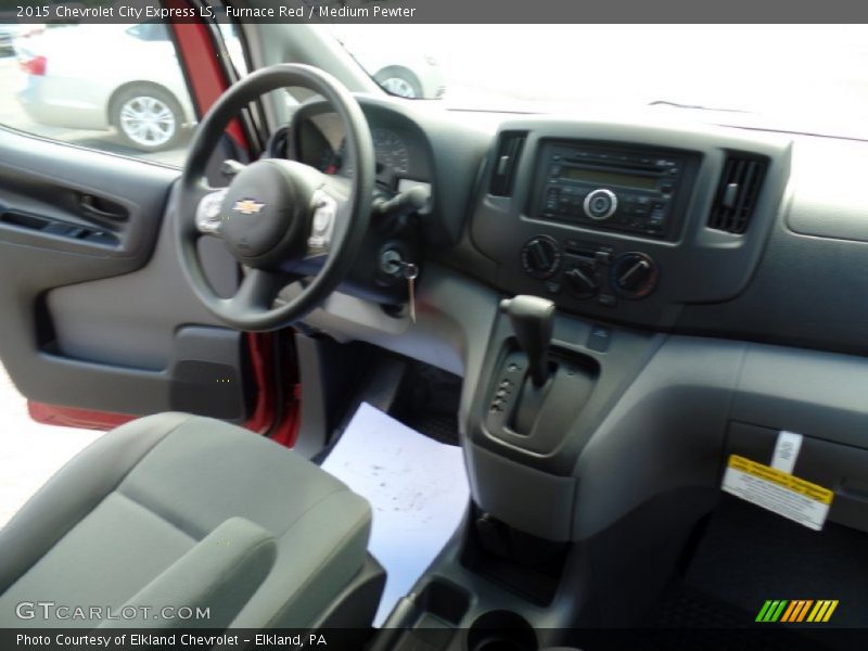 Furnace Red / Medium Pewter 2015 Chevrolet City Express LS