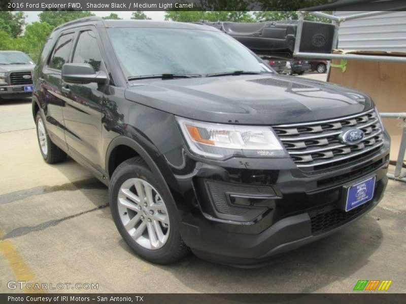 Shadow Black / Medium Light Camel 2016 Ford Explorer FWD