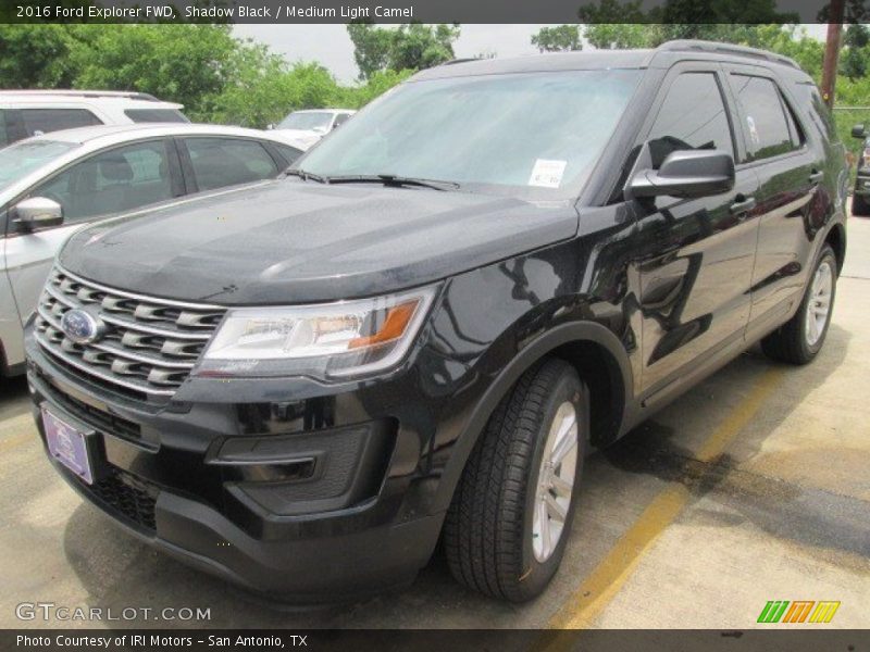 Shadow Black / Medium Light Camel 2016 Ford Explorer FWD