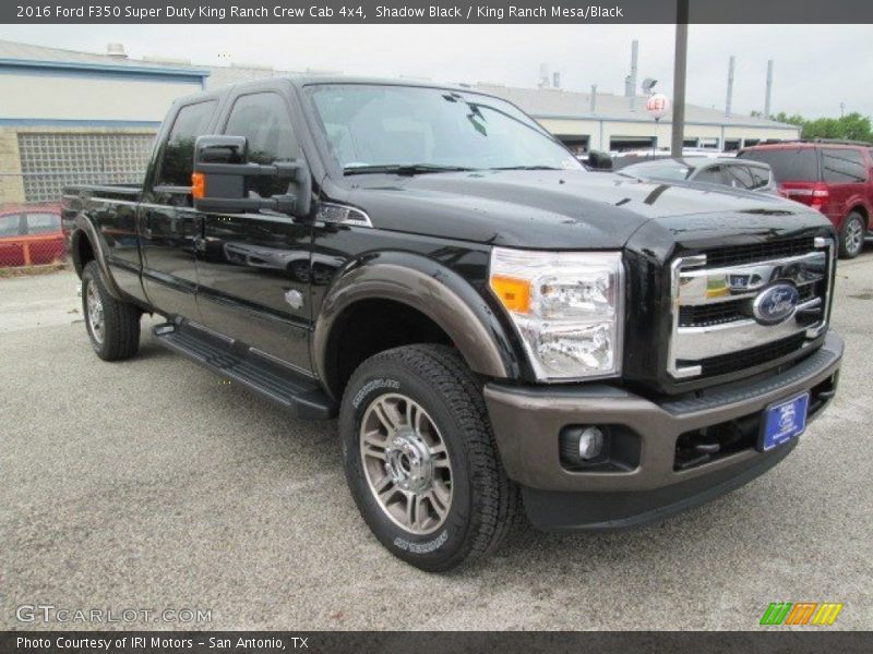 Shadow Black / King Ranch Mesa/Black 2016 Ford F350 Super Duty King Ranch Crew Cab 4x4
