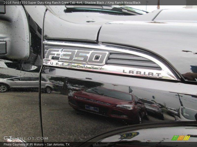 Shadow Black / King Ranch Mesa/Black 2016 Ford F350 Super Duty King Ranch Crew Cab 4x4