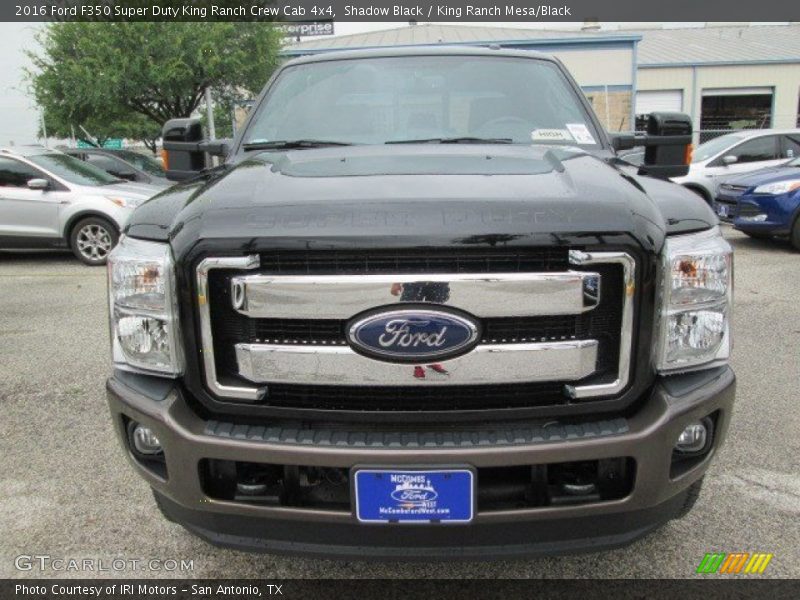 Shadow Black / King Ranch Mesa/Black 2016 Ford F350 Super Duty King Ranch Crew Cab 4x4