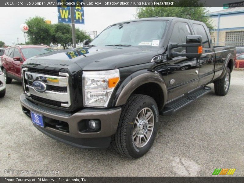 Shadow Black / King Ranch Mesa/Black 2016 Ford F350 Super Duty King Ranch Crew Cab 4x4