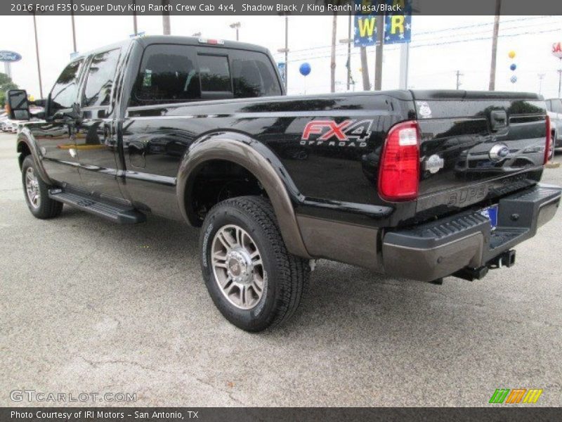 Shadow Black / King Ranch Mesa/Black 2016 Ford F350 Super Duty King Ranch Crew Cab 4x4